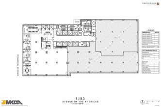 1180 Avenue of the Americas, New York, NY à louer Plan d’étage– Image 1 sur 1