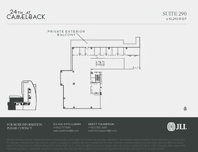 2375 E Camelback Rd, Phoenix, AZ à louer Plan d’étage– Image 1 sur 1