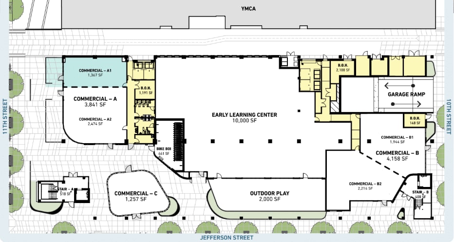 1010 W Jefferson St, Boise, ID 83702 - Lot A1 -  - Plan d’étage - Image 1 of 1