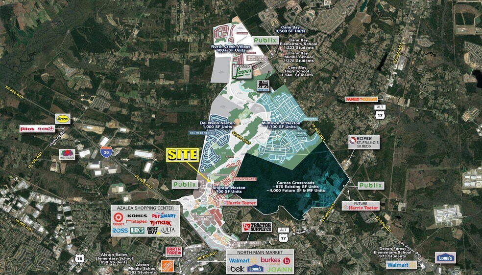 Nexton Pkwy & Long Meadow st, Summerville, SC à louer - Aérien – Image 3 sur 4