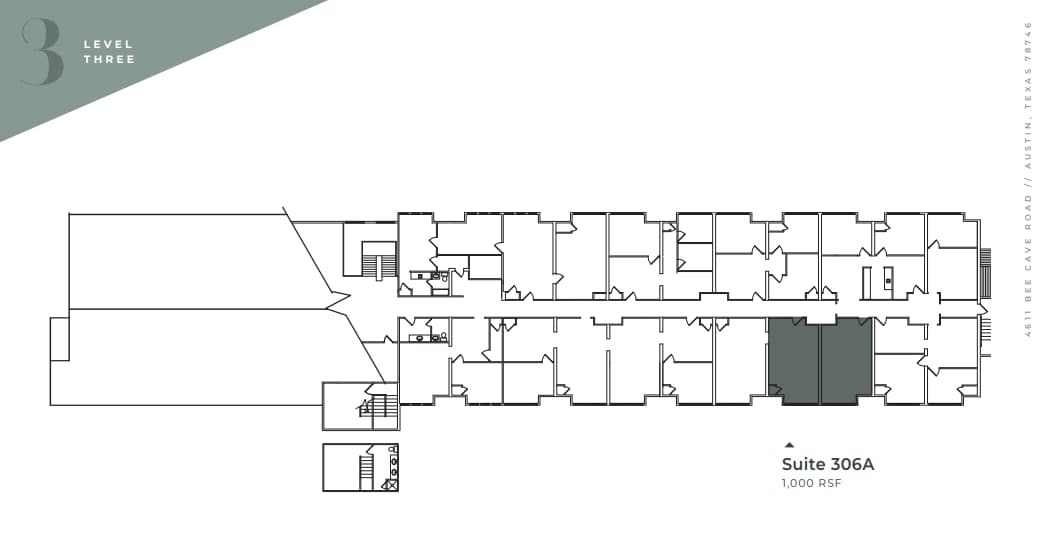 4611 Bee Caves Rd, Austin, TX à louer Plan d’étage– Image 1 sur 2