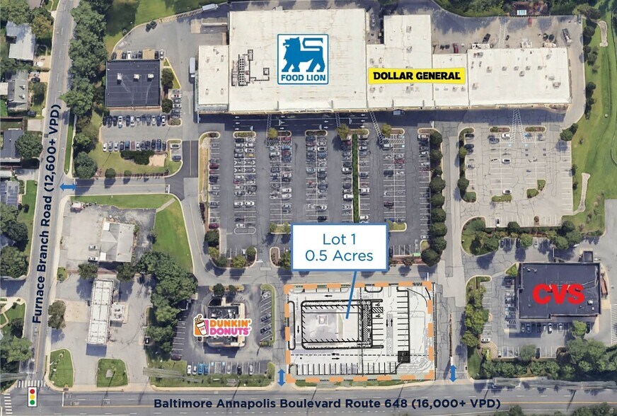 7091 Baltimore Annapolis Blvd, Glen Burnie, MD à louer - Photo principale – Image 1 sur 5
