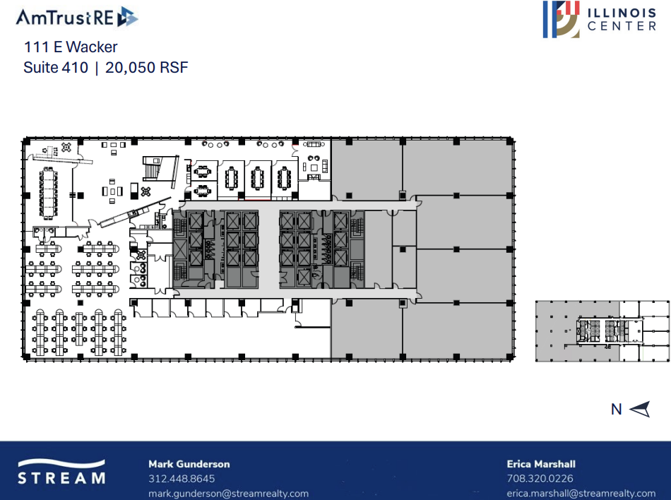 111 E Wacker Dr, Chicago, IL à louer Plan d’étage– Image 1 sur 1