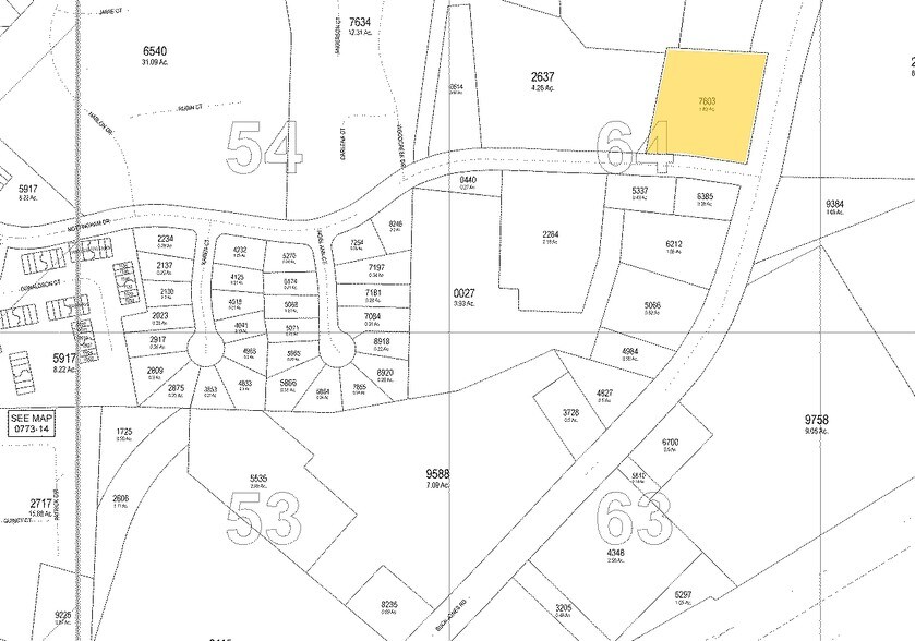 200-280 Nottingham Dr, Cary, NC à louer - Plan cadastral – Image 3 sur 17