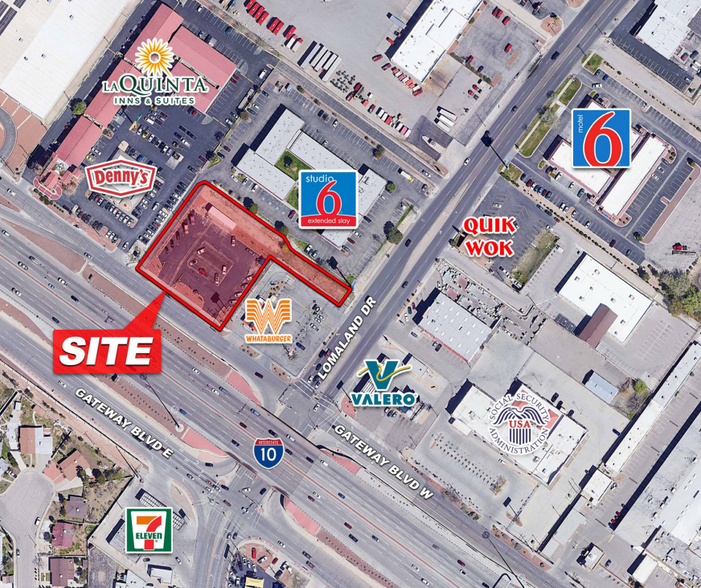 11055 W Gateway Blvd, El Paso, TX à louer - Photo de l’immeuble – Image 1 sur 4