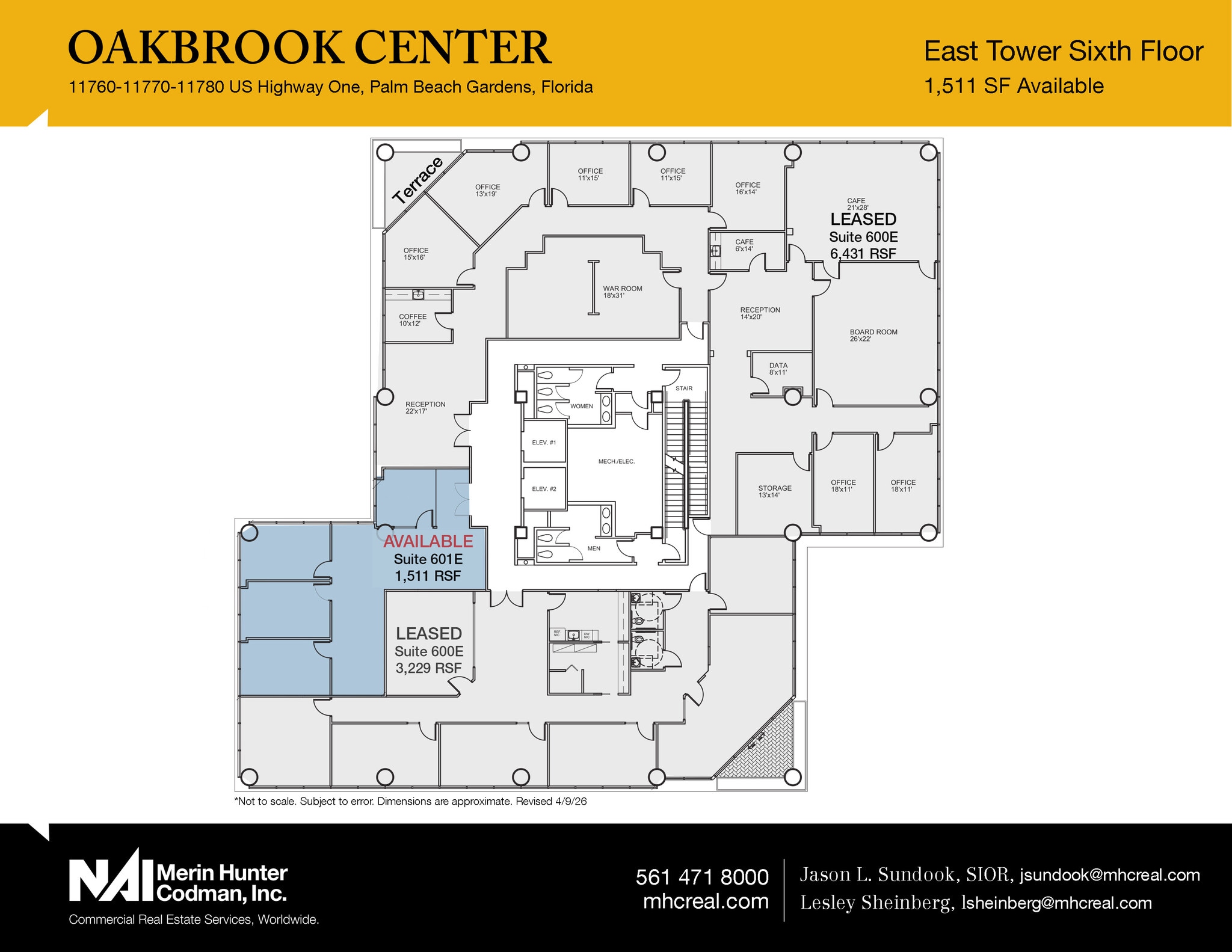 11780 US Highway 1, Palm Beach Gardens, FL à louer Plan d’étage– Image 1 sur 2