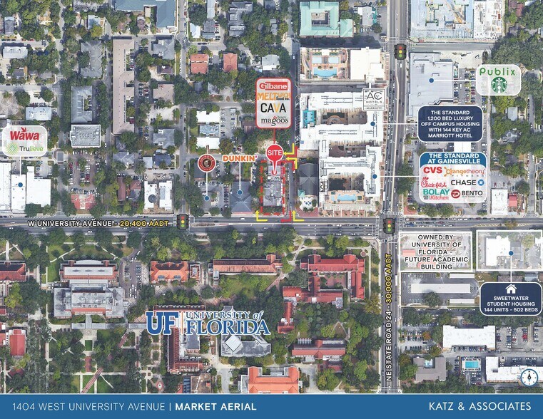 1404 W University Ave, Gainesville, FL à louer - Photo de l’immeuble – Image 3 sur 4