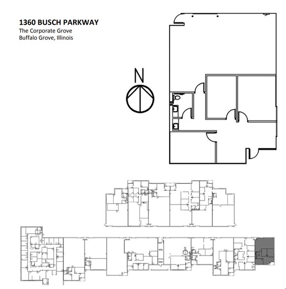 1300-1398 Busch Pky, Buffalo Grove, IL à louer - Plan d’étage – Image 3 sur 6