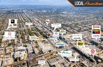 900 N La Brea Ave, West Hollywood, CA à louer Aérien– Image 2 sur 10