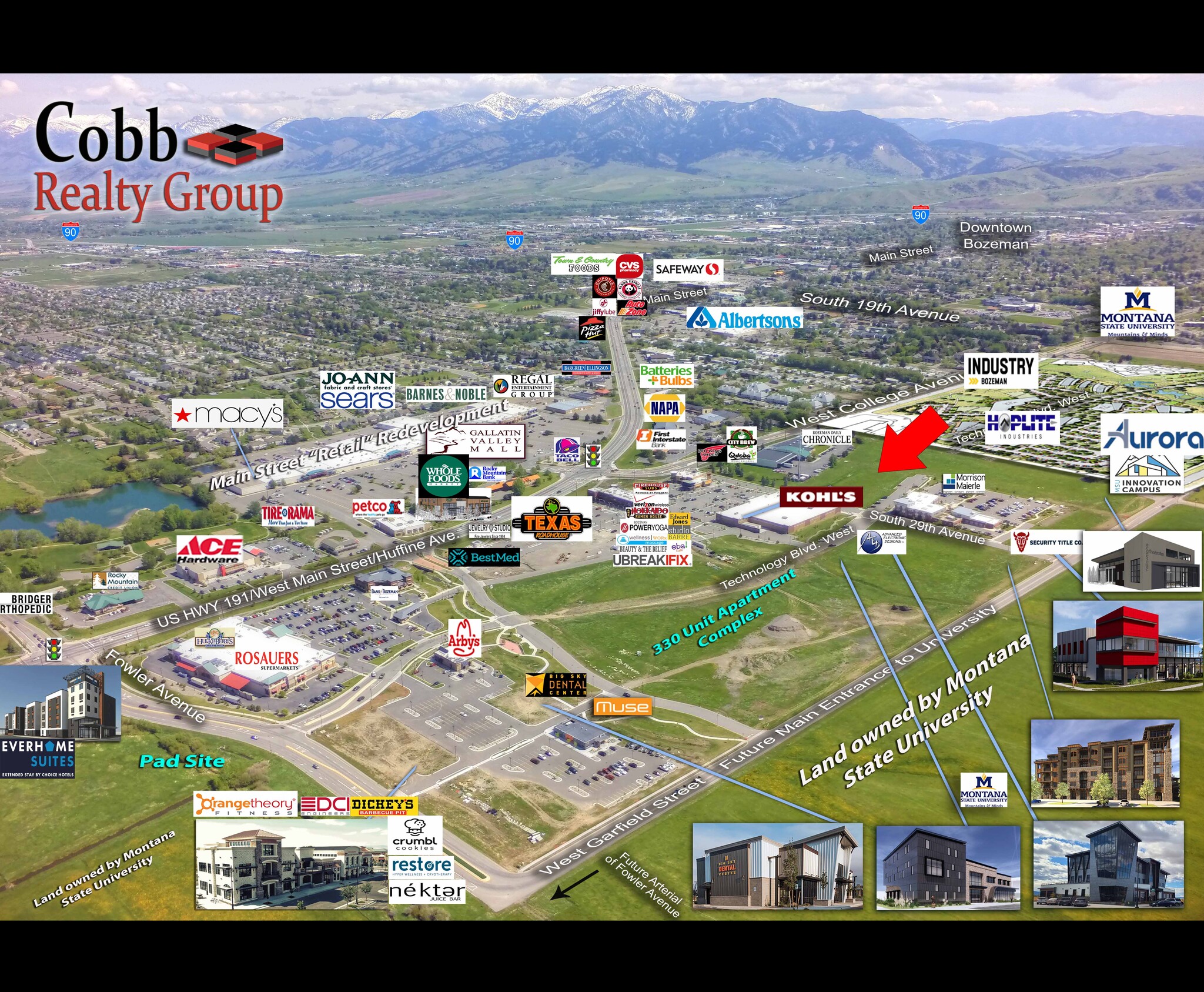 TBD TBD Technology West, Bozeman, MT à louer Aérien– Image 1 sur 5