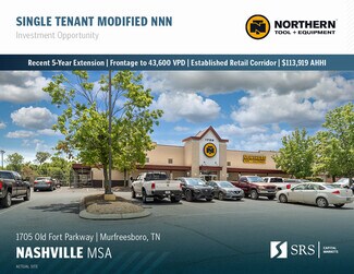 Plus de détails pour 1705 Old Fort Pky, Murfreesboro, TN - Local commercial à vendre