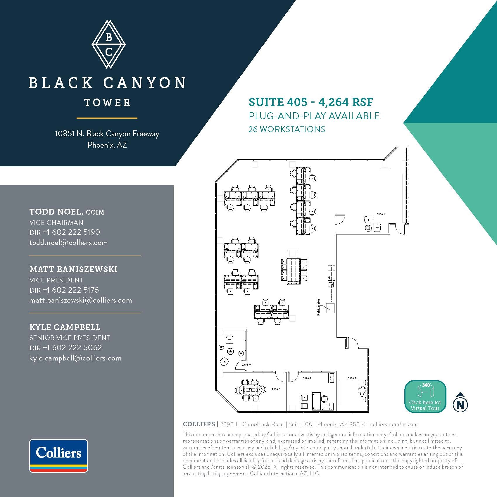 10851 N Black Canyon Hwy, Phoenix, AZ à louer Plan d’étage– Image 1 sur 1