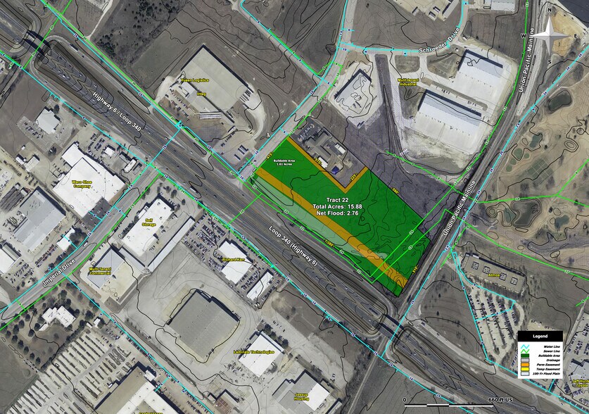 Texas Central Park, Waco, TX à vendre - Plan de site – Image 2 sur 2