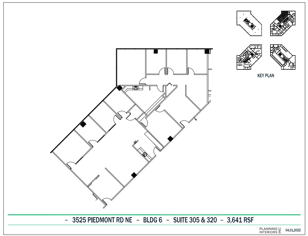 3495 Piedmont Rd NE, Atlanta, GA à louer Plan d’étage– Image 1 sur 1