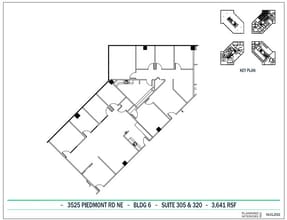 3495 Piedmont Rd NE, Atlanta, GA à louer Plan d’étage– Image 1 sur 1