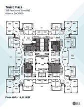 303 Peachtree St Ne, Atlanta, GA à louer Plan d’étage– Image 1 sur 1