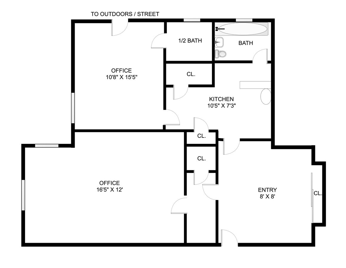 6861 Yellowstone Blvd, Flushing, NY 11375 - Lot 106A -  - Plan d’étage - Image 1 of 6