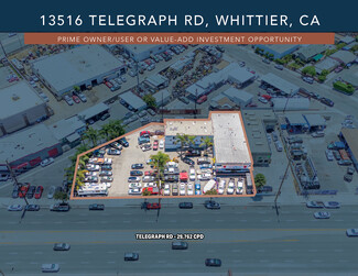 Plus de détails pour 13516 Telegraph Rd, Whittier, CA - Local commercial à vendre