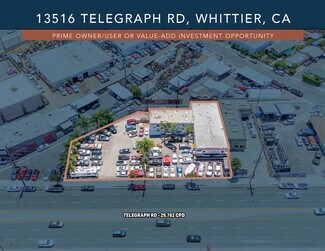 Plus de détails pour 13516 Telegraph Rd, Whittier, CA - Local commercial à vendre
