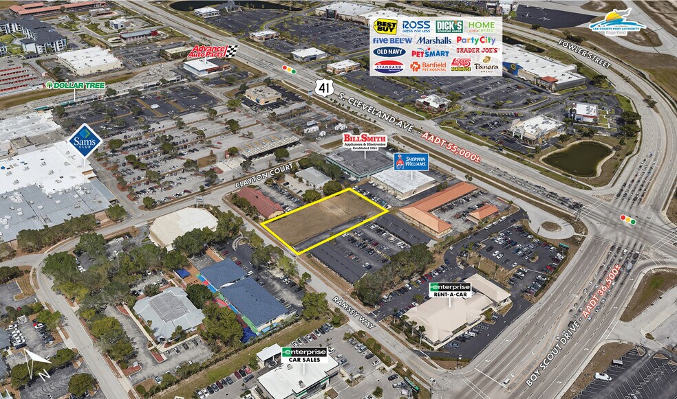 5225 Ramsey Way, Fort Myers, FL à vendre - Aérien – Image 2 sur 7