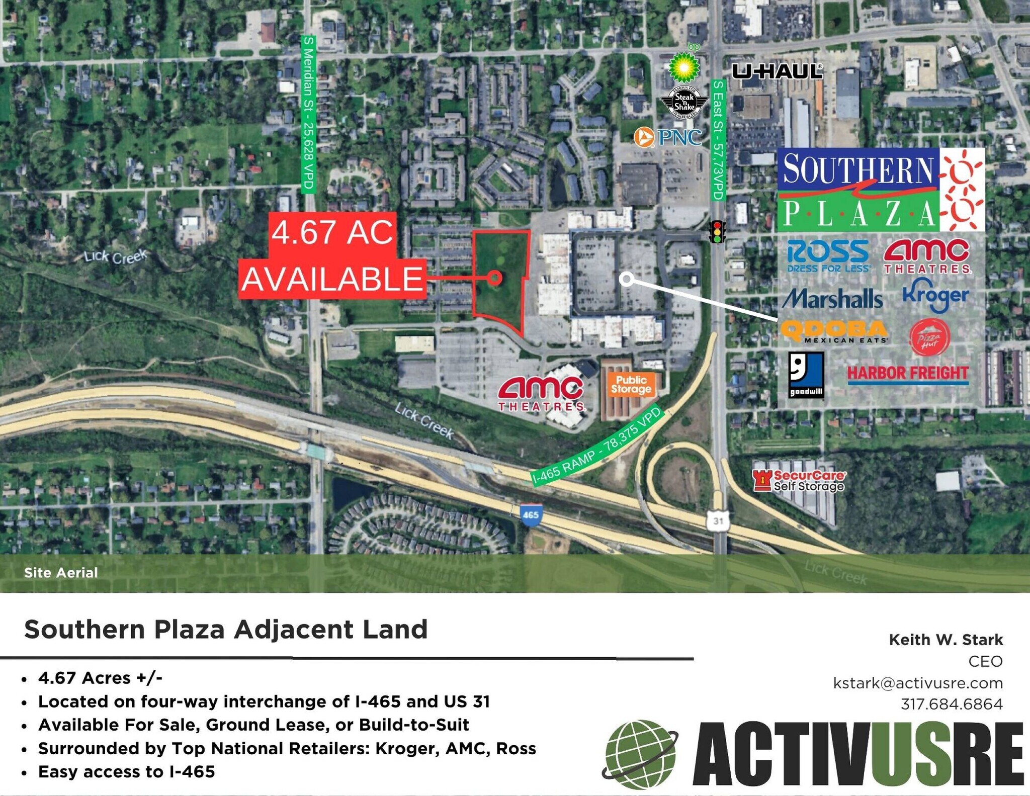 Southern Plaza, Indianapolis, IN à vendre Aérien– Image 1 sur 2