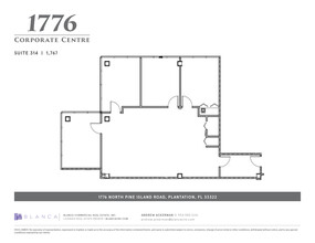 1776 N Pine Island Rd, Plantation, FL à louer Plan d’étage– Image 1 sur 1