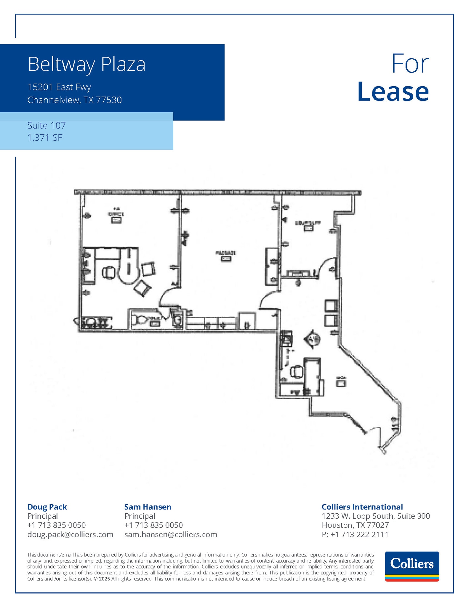 15201 East Fwy, Channelview, TX à louer Plan d’étage– Image 1 sur 1