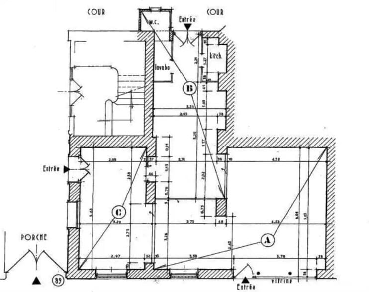 Bureau dans Paris à louer - Plan d’étage – Image 2 sur 2
