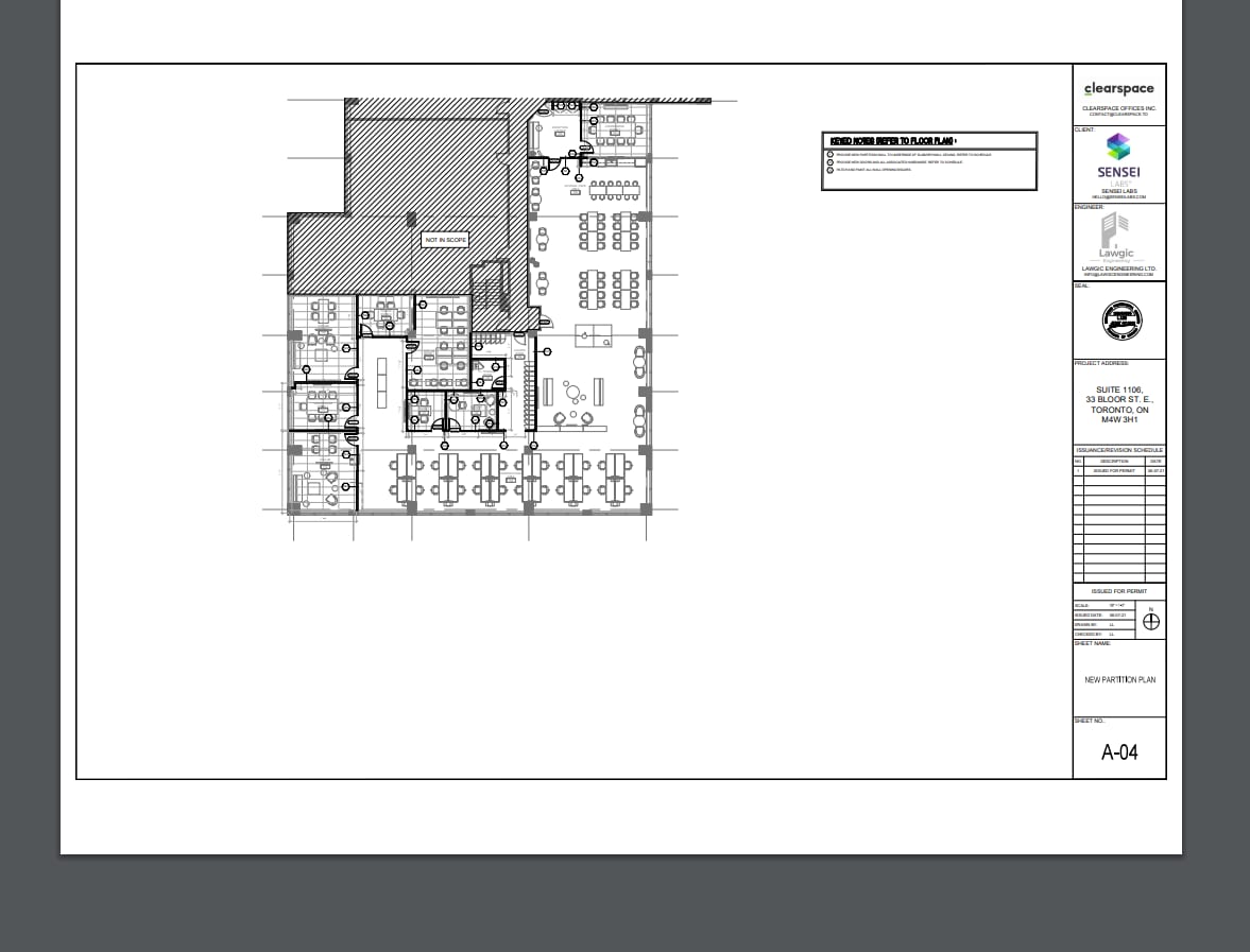 33 Bloor St E, Toronto, ON à louer Plan d’étage– Image 1 sur 1