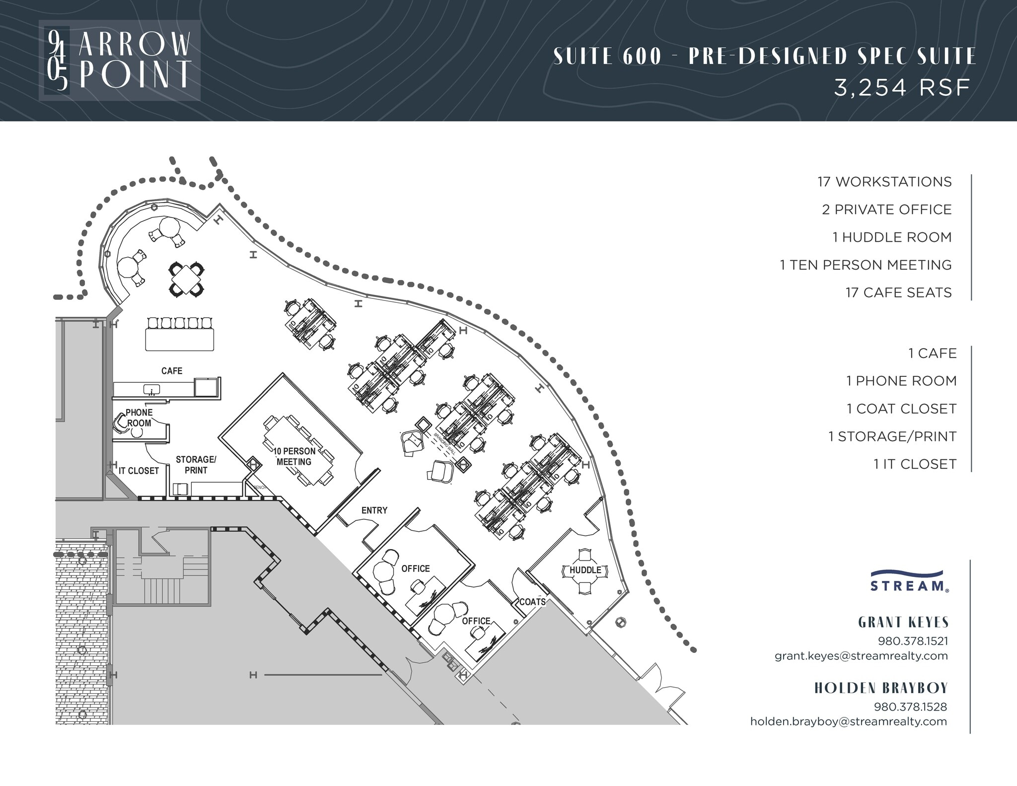 9405 Arrowpoint Blvd, Charlotte, NC à louer Plan d’étage– Image 1 sur 2