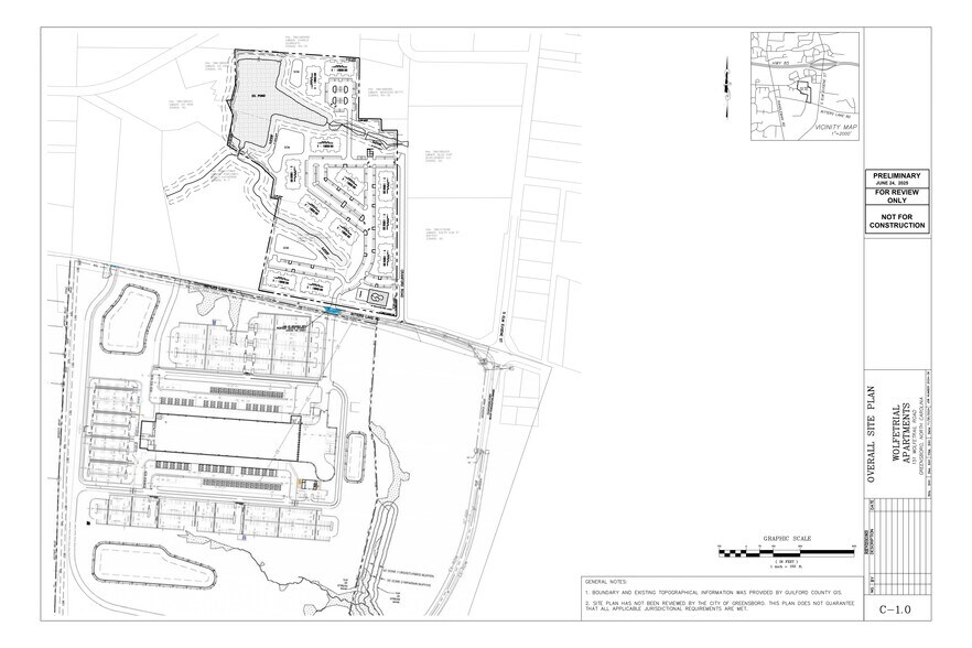 231 Ritters Lake Rd, Greensboro, NC à vendre - Plan de site – Image 3 sur 3