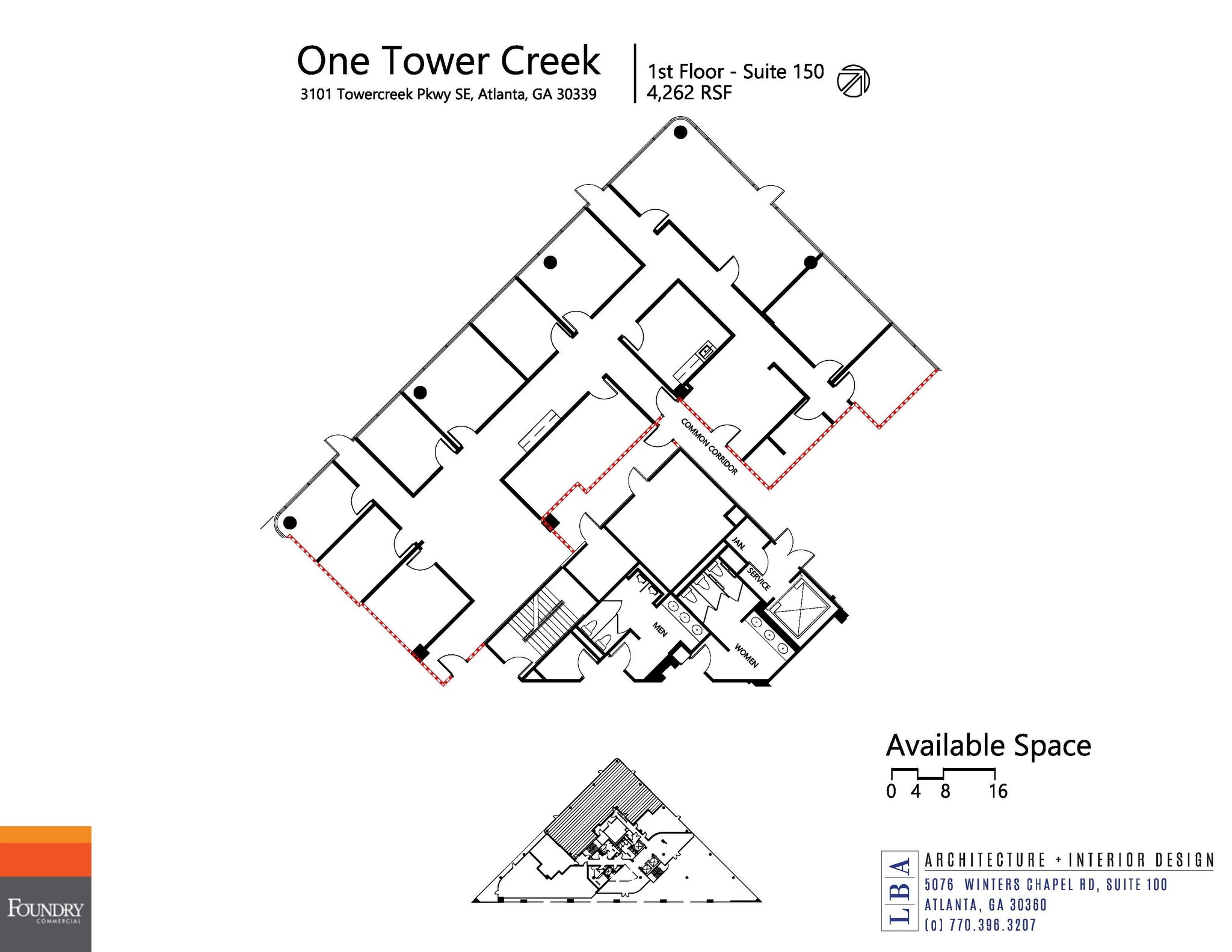3101 Towercreek Pkwy SE, Atlanta, GA à louer Plan d’étage– Image 1 sur 1