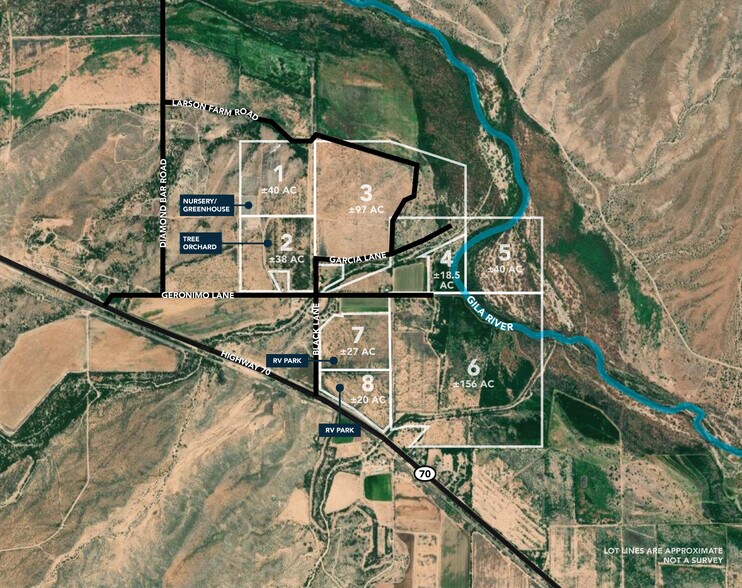 Diamond Bar Rd & Geronimo Ln, Fort Thomas, AZ à vendre - Photo de l’immeuble – Image 3 sur 12
