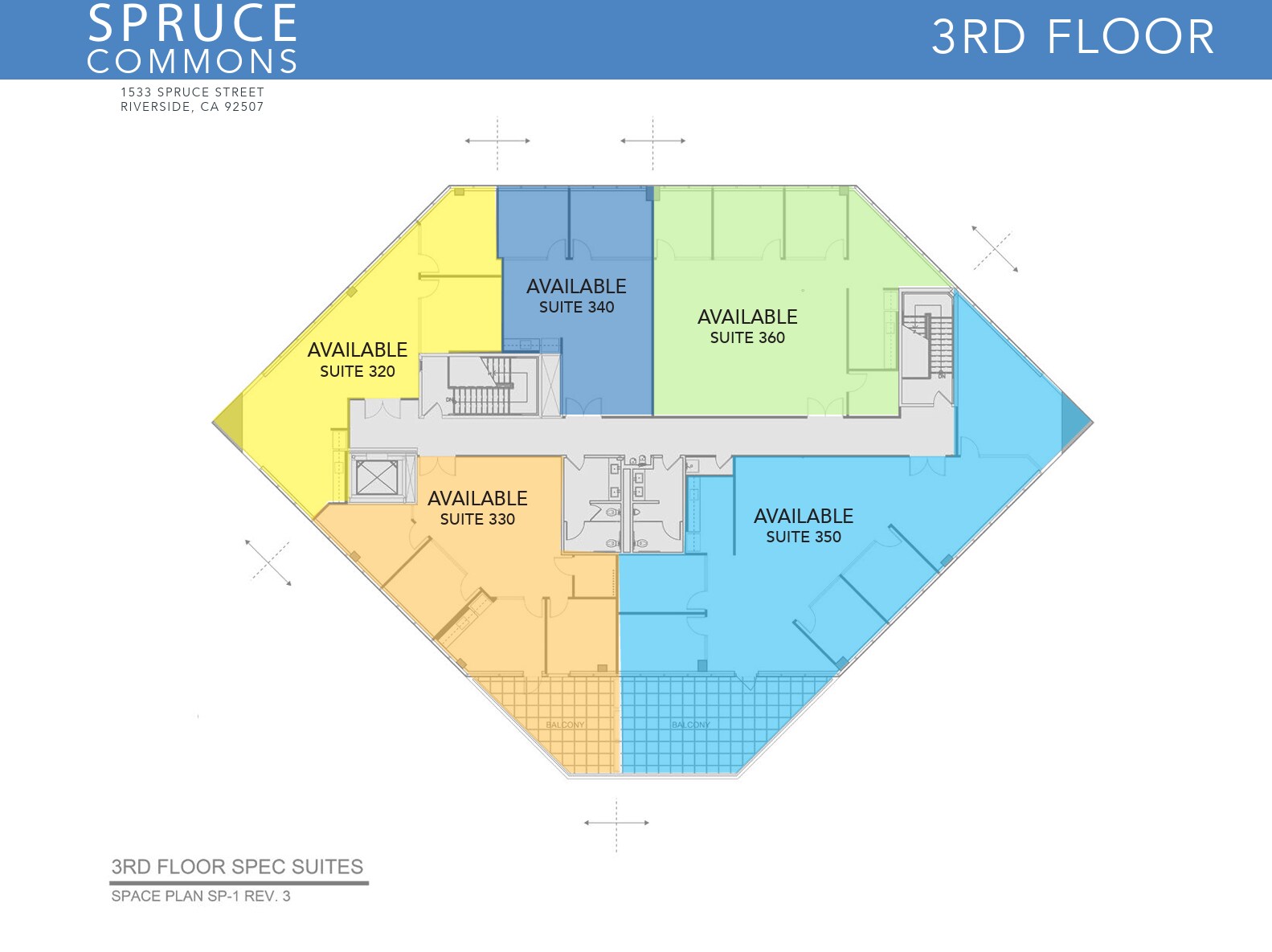 1533 Spruce St, Riverside, CA à louer Plan d’étage– Image 1 sur 1