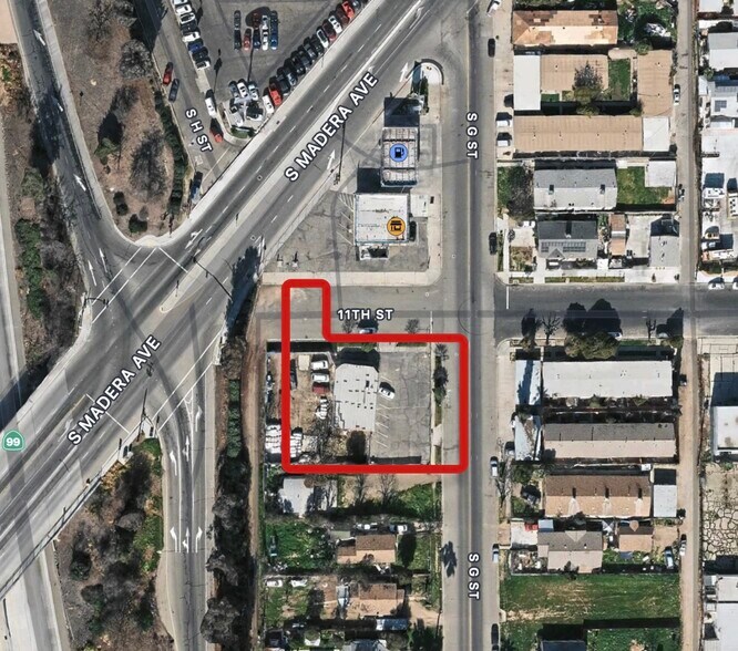 Cor W11th St & S G St, Madera, CA à vendre - Photo de l’immeuble – Image 1 sur 3
