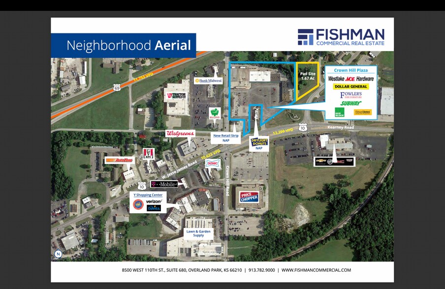 Crown Hill Rd, Excelsior Springs, MO à vendre - Aérien – Image 2 sur 2
