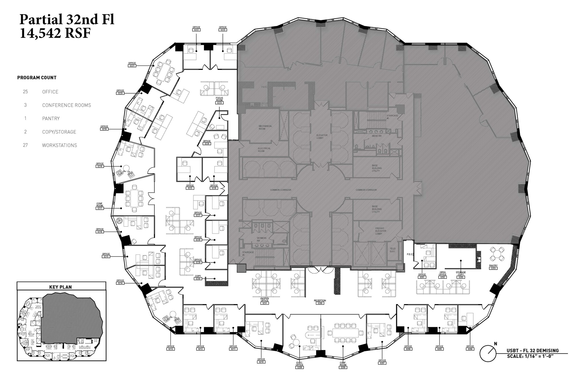 633 W 5th St, Los Angeles, CA à louer Plan d’étage– Image 1 sur 4