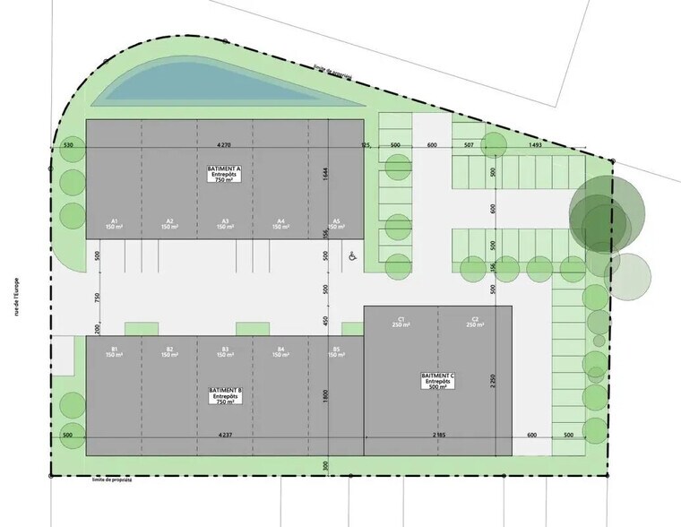 Local d'activités dans Plougoumelen à vendre - Plan d’étage – Image 3 sur 3