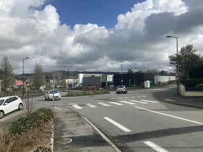 Quimper, FIN - Vue aérienne vue de carte