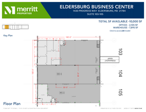 1393 Progress Way, Eldersburg, MD à louer Plan d’étage– Image 2 sur 2