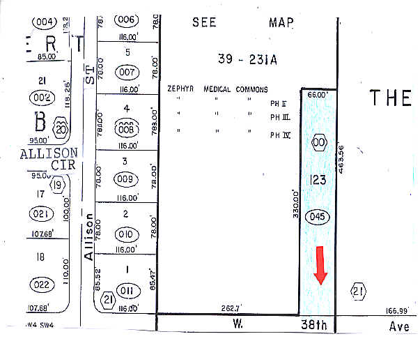 7805 W 38th Ave, Wheat Ridge, CO à louer - Plan cadastral – Image 3 sur 21