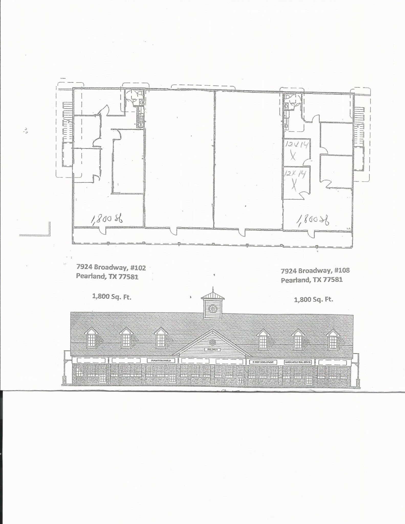7918 Broadway St, Pearland, TX à louer Plan de site– Image 1 sur 1