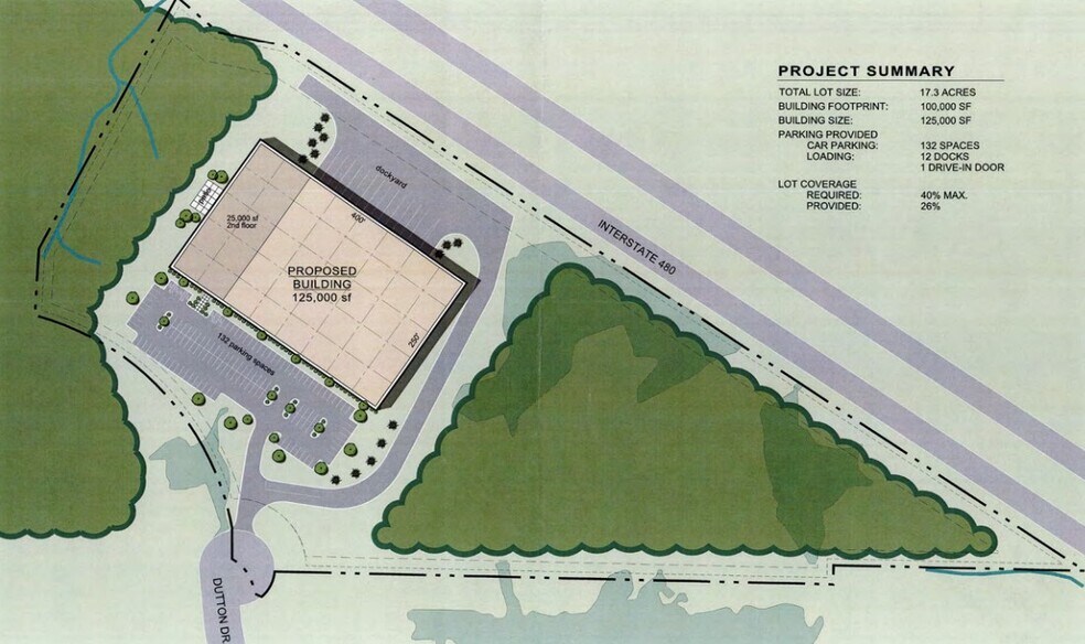 1 Dutton Dr, Twinsburg, OH à vendre - Plan de site – Image 2 sur 2