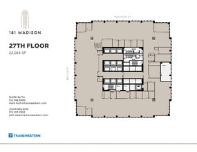 181 W Madison St, Chicago, IL à louer Plan d’étage– Image 2 sur 2