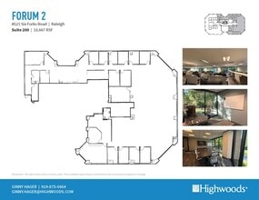 8521 Six Forks Rd, Raleigh, NC à louer Plan d’étage– Image 1 sur 2