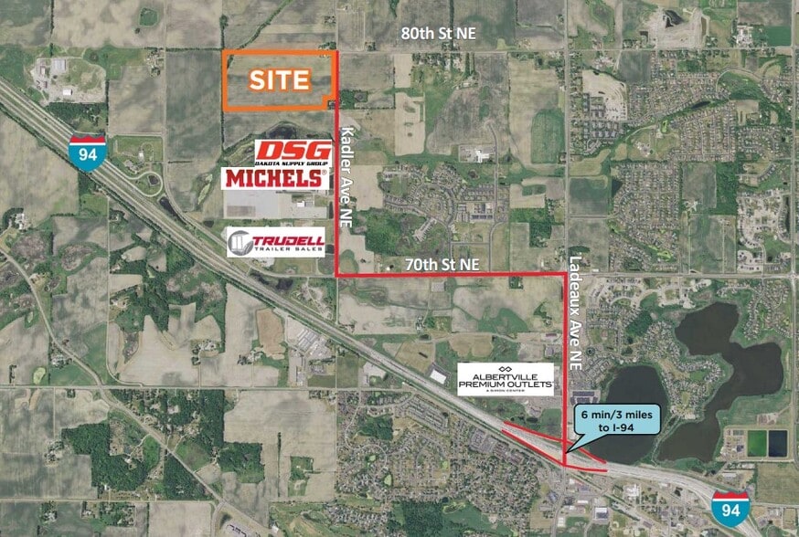 Kadler Ave NE, Otsego, MN à louer - Aérien – Image 2 sur 2