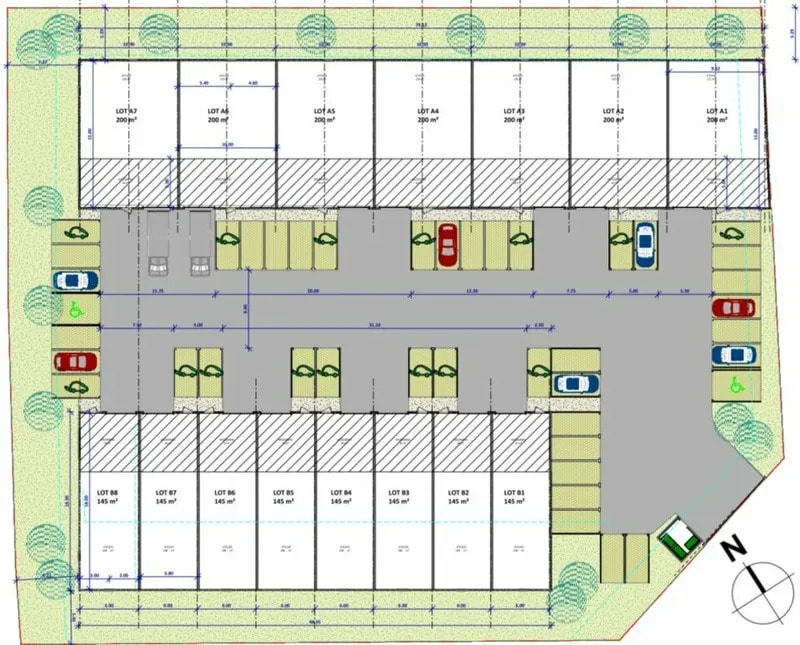 Local d’activités dans Marcilloles à louer Plan de site– Image 1 sur 8
