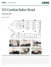 155 Gordon Baker Rd, Toronto, ON à louer Plan d’étage– Image 1 sur 1