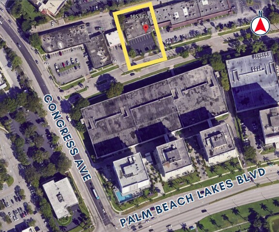 1651-1659 Forum Pl, West Palm Beach, FL à louer - Aérien – Image 2 sur 2