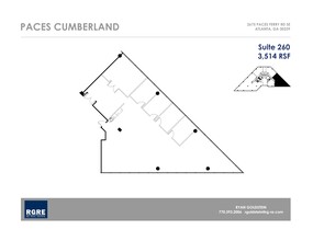 2675 Paces Ferry Rd SE, Atlanta, GA à louer Plan de site– Image 1 sur 2